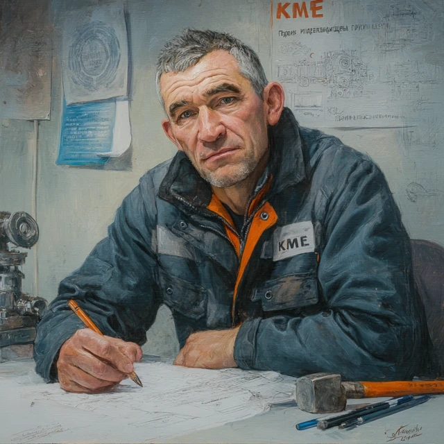 Industrial Employee Portrait KMEZ Plant