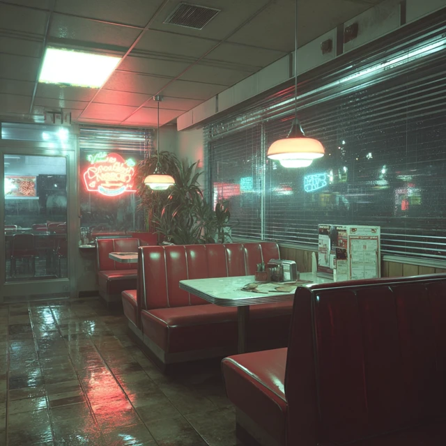 1980s Diner Interior Screenshot