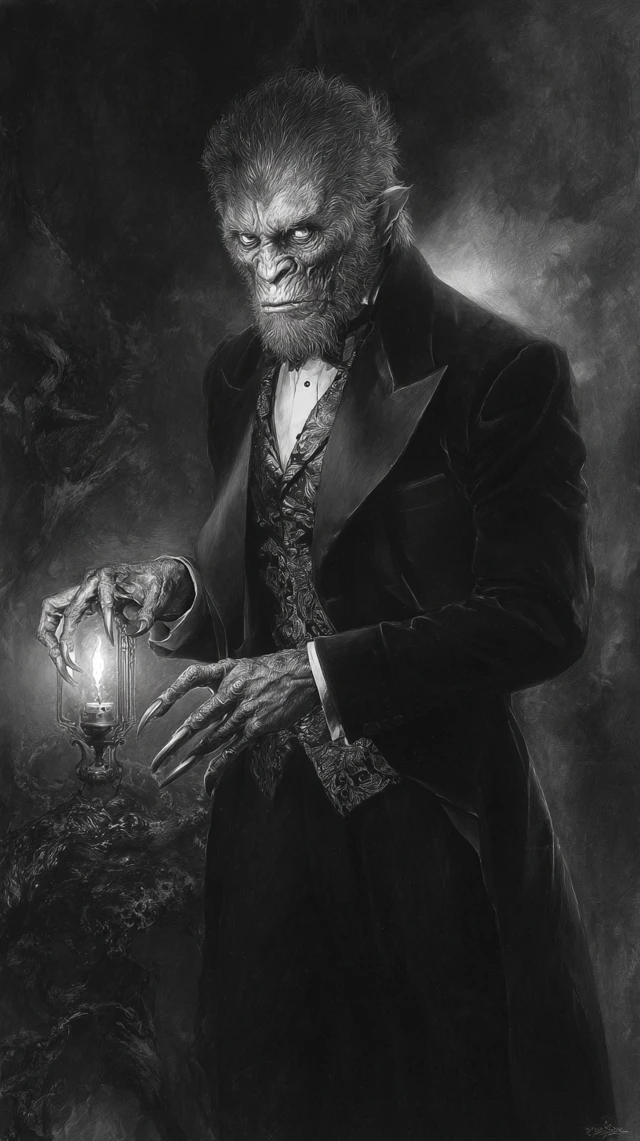 Mr Hyde Decadent ApeMonster Illustration