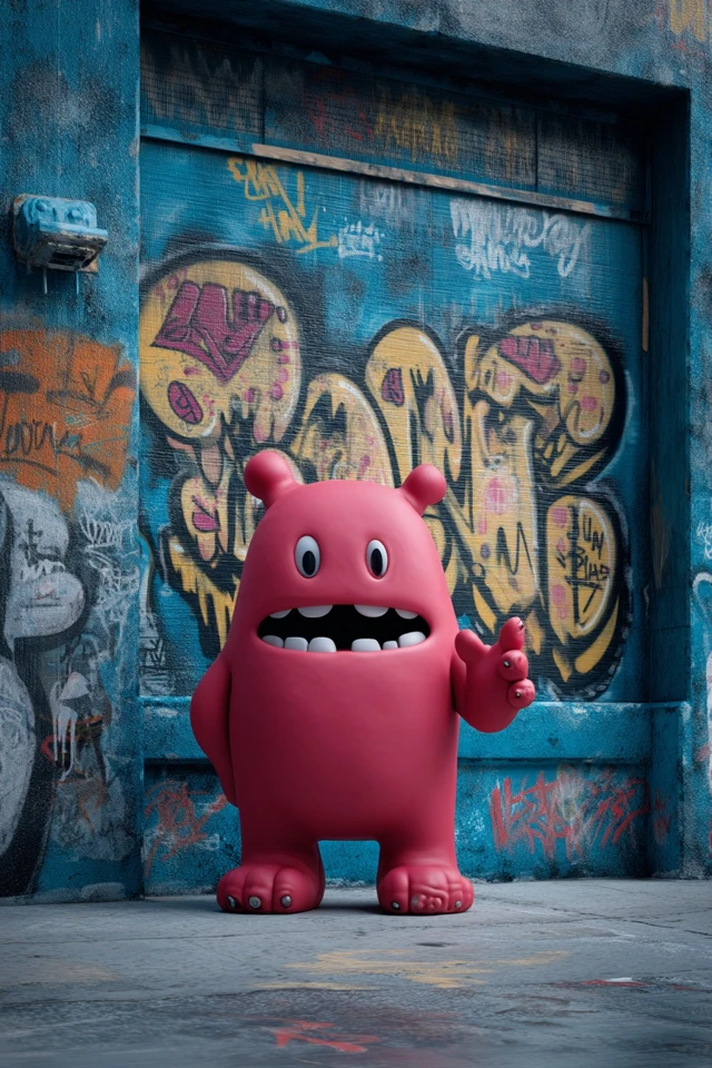 Superhero Monster Hip Hop Ghetto Street Cartoon