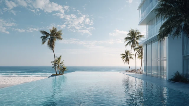 Beachfront Hotel with Infinity Pool