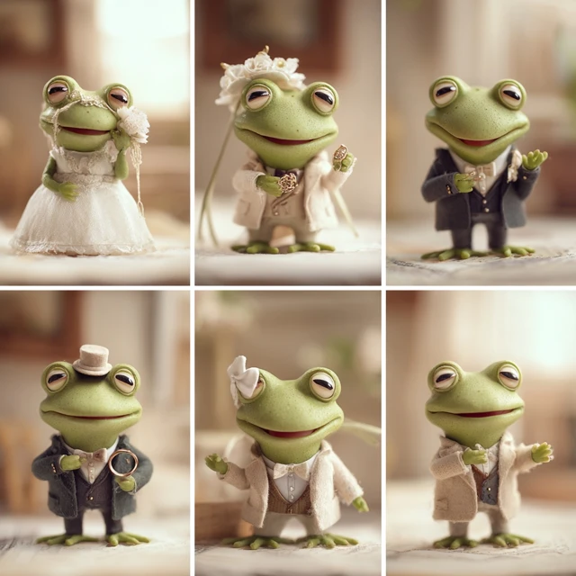 Fancy Frog Illustration