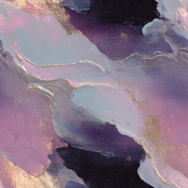 Abstract Ethereal Oil Painting Iridescent Texture