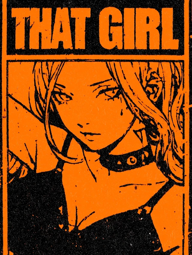 That Girl: Grunge Vampire Bride Anime Art