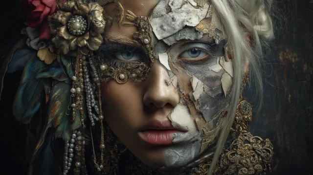 Beauty and Chaos An Artistic Portrait