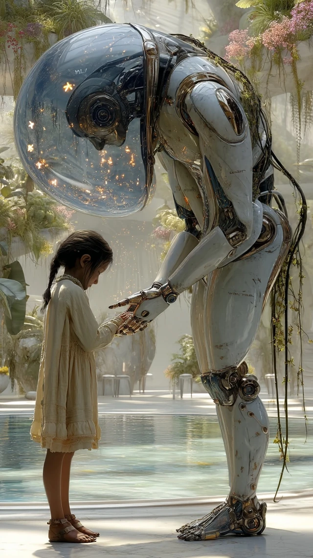 AI Child Interaction Harmony of Human and Machine