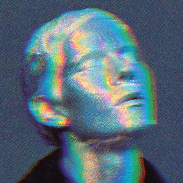 Holographic Portrait Digital Art