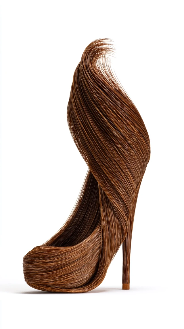 Hair Shoe Surreal Editorial Photography