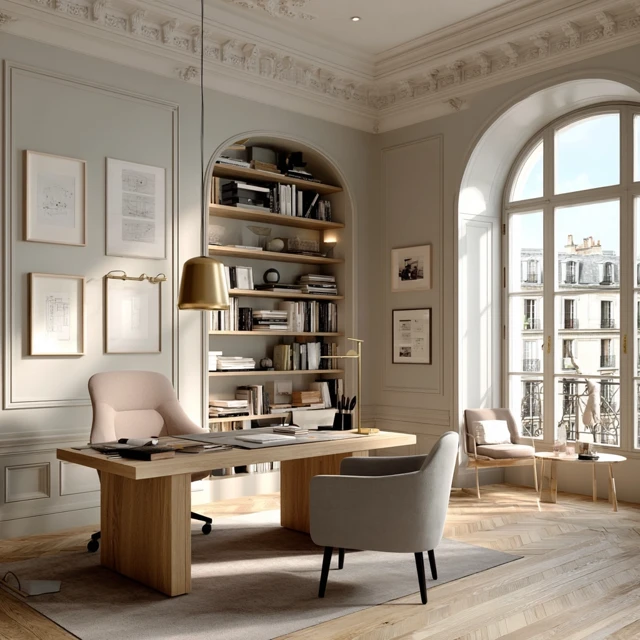 Executive Office Interior Design in Paris Architecture Firm