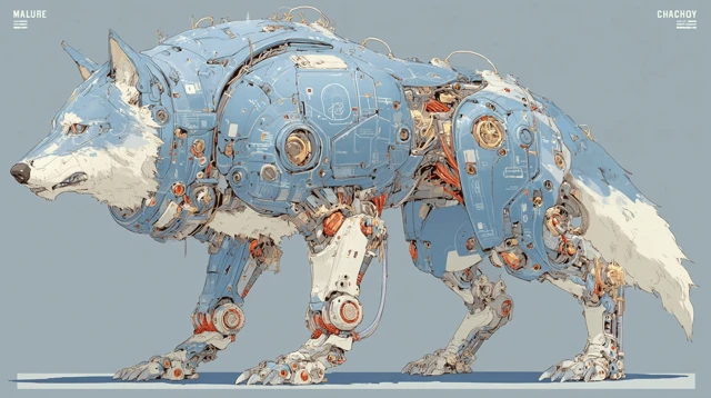 Werewolf Machine Hybrid Concept Art