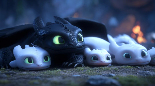 How to Train Your Dragon Night Fury Dragons Pixar
