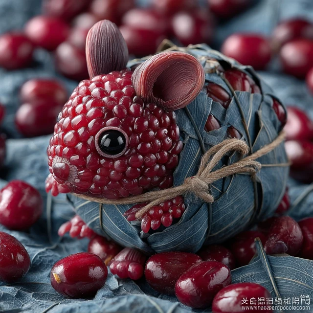 Creative Mouse Shaped Zongzi Dumpling Food