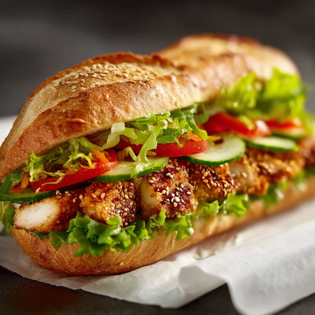Sichuan Pepper Chicken Fillet Sandwich