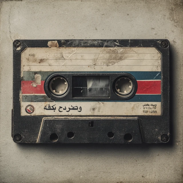 Arabic Retro Songs Album Cover Cassette Tape