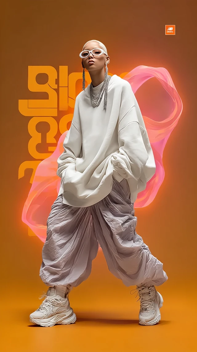 New Balance Fashion Ad Modern Sports Aesthetic