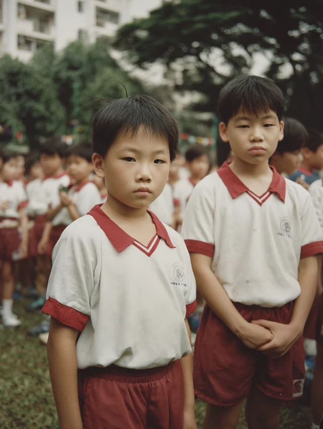Hong Kong 90s Primary School Basketball Game