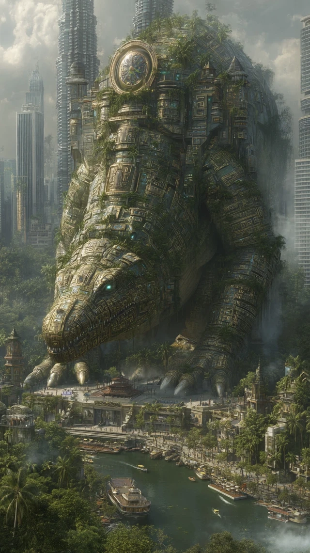 Mythical Crocodile Guardian of Kuala Lumpur