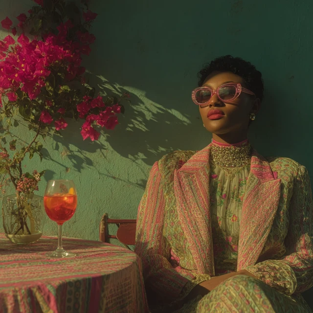 Gucci Fashion Model Aperol Spritz Amalfi Coast