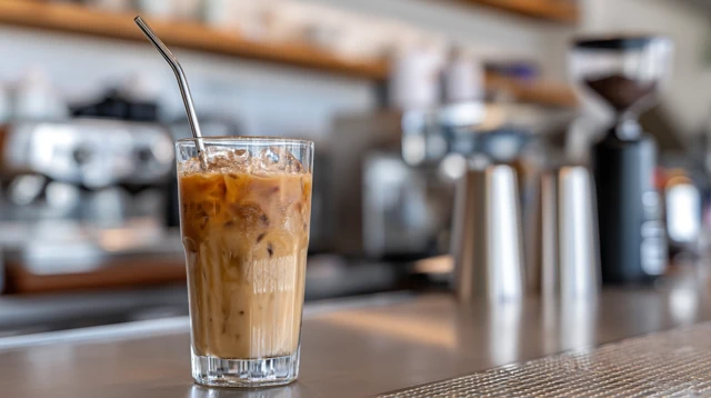 Delicious Iced Coffee Food Photo