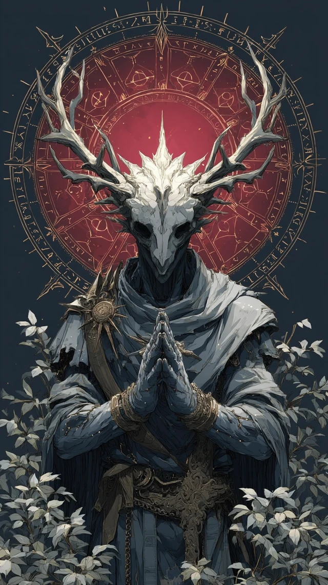Cyberpunk Oracle Dark Fantasy Art Design