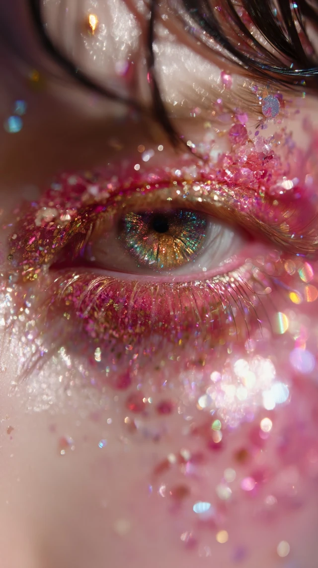 Eye of a Japanese Beauty Close Up
