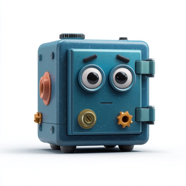 Mad Scientists Metallic Blue Safe Pixar Style