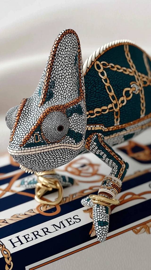 Hermes Chameleon High Fashion Elegance