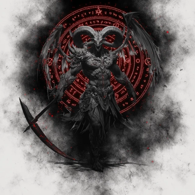 Demonic Angel Fantasy Art