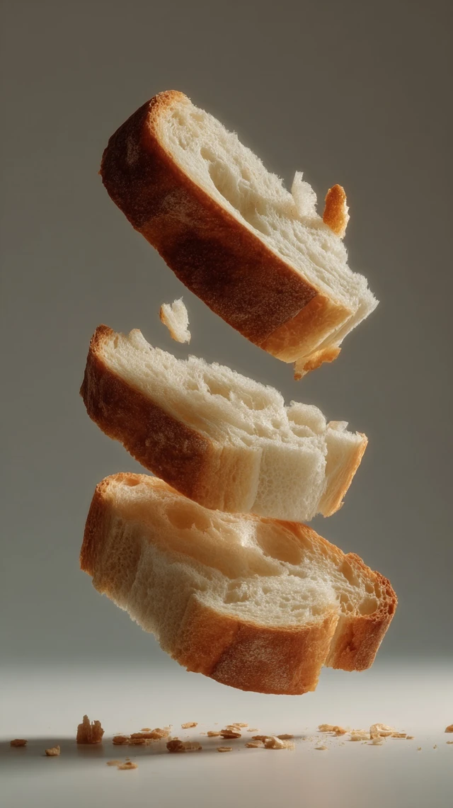 Surreal Sourdough Bread Food Photography