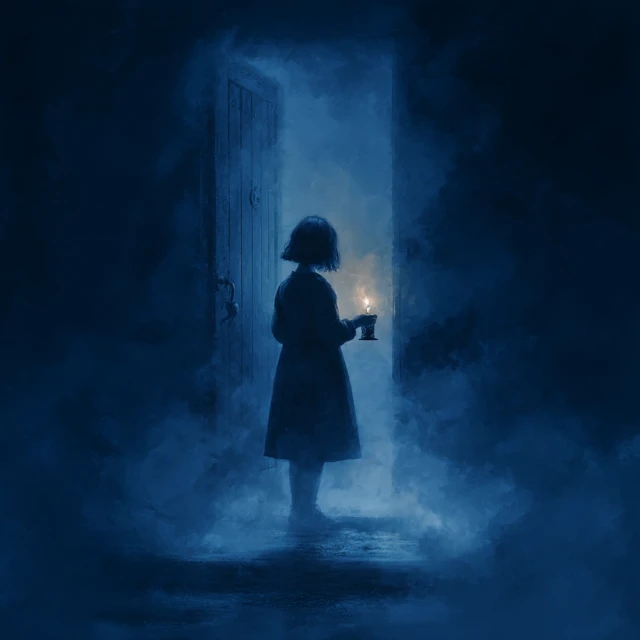 Girl Opens Door to Magical World