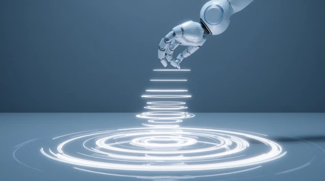 AI Robotic Hand Creates Digital Code