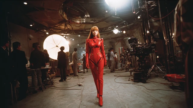 Retro Evangelion Still Jodorowsky Asuka Film Set