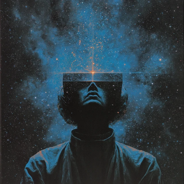 Galaxy Aesthetic Art with Stunning Black Hole
