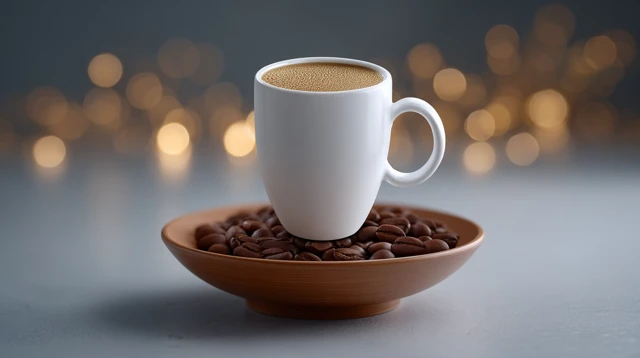 Crystal Ball Coffee Concept Product Photography
