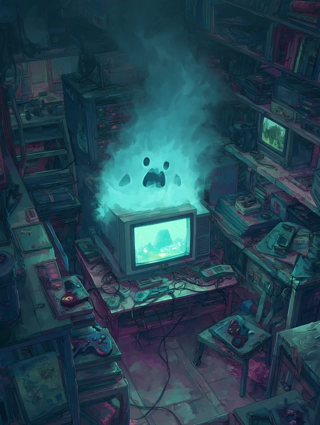 Ghost from a Gaming PC Nintendocore Style