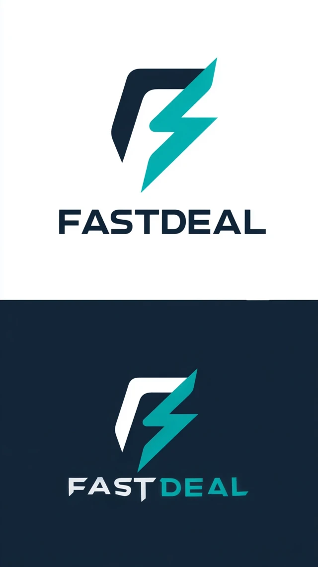FastDeal Logo Design Real Estate Investment Brand