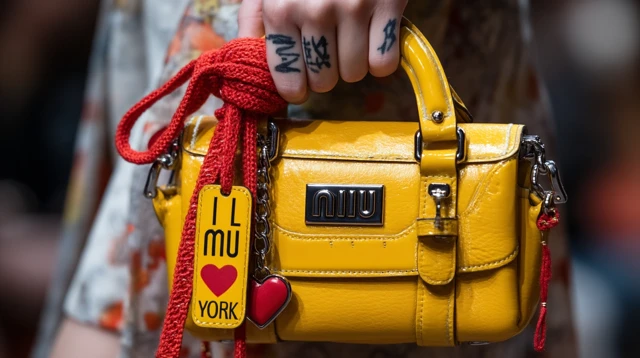 Miu Miu Handbag I Love New York Fashion Detail
