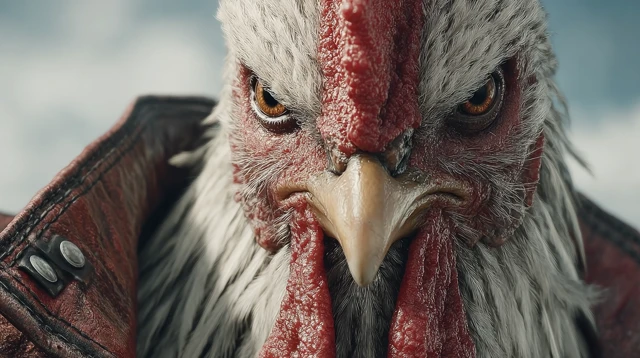 Kaiser The Bounty Hunter Rooster Cinematic Portrait
