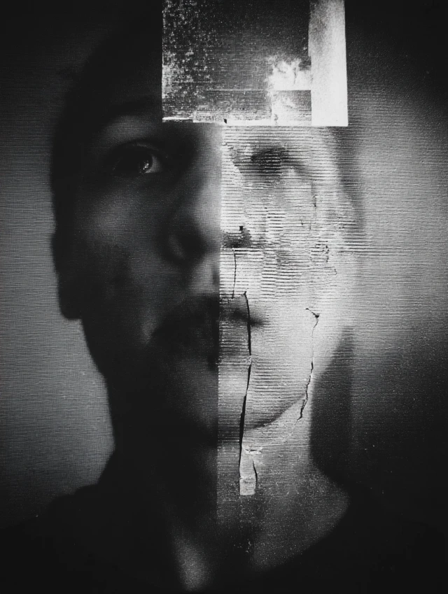 Distorted Reality Portrait Conceptual Art