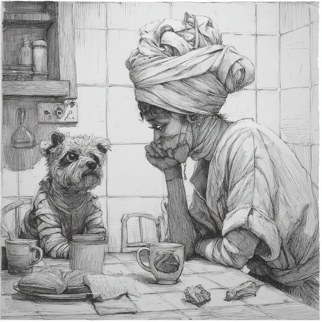 A Morning Mummy Illustration