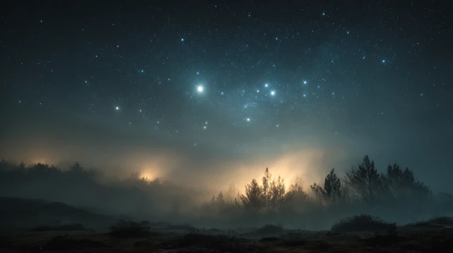 Starry Sky Lake Photography Nightscape Scenery