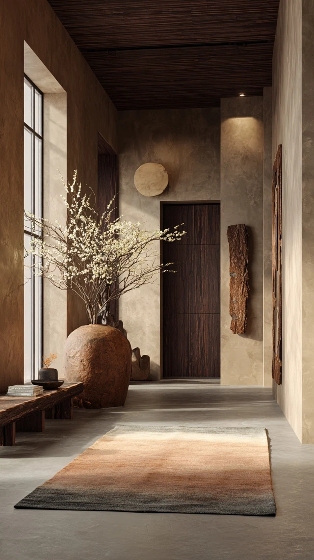 Japandi Wabi Sabi Interior Design Hallway
