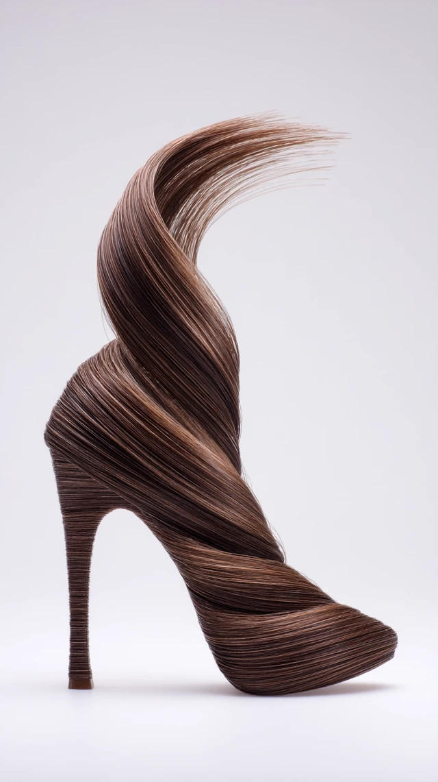 Hair Shoe Surreal Editorial Photography