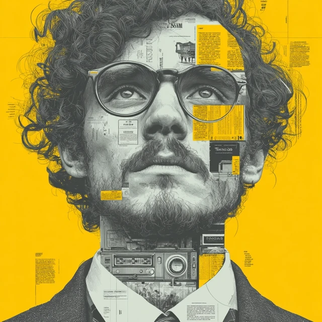 Pop Culture and Playful Elements Artwork