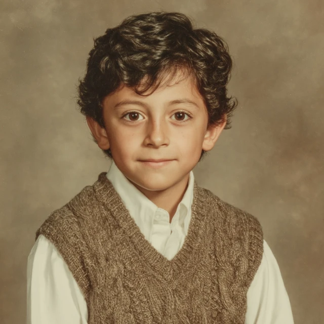 First Grade School Picture Day Retro Boy