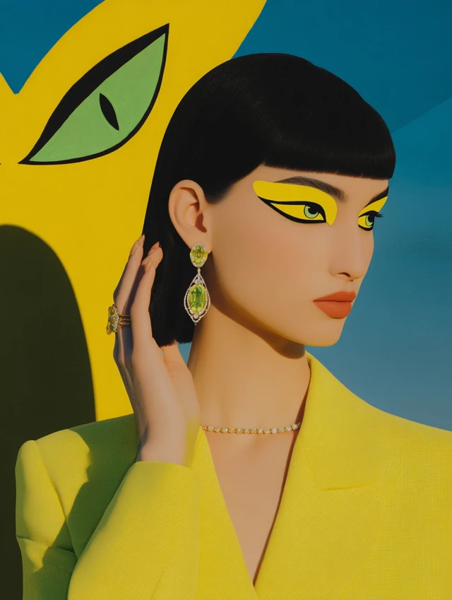 Fashion Editorial: Surreal Magazine Cover with Model