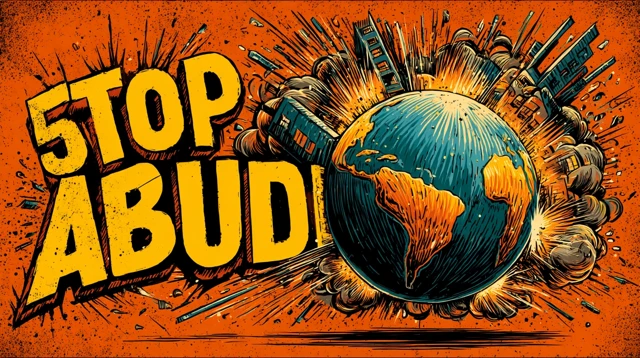 Political Cartoon Absurdity Globe Time Bomb