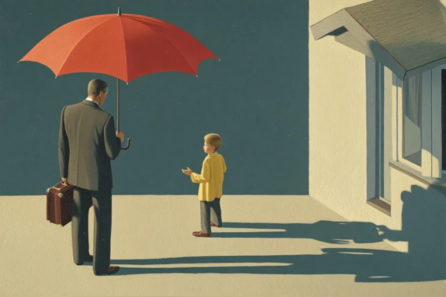 Life Insurance Illustration Protecting a Child