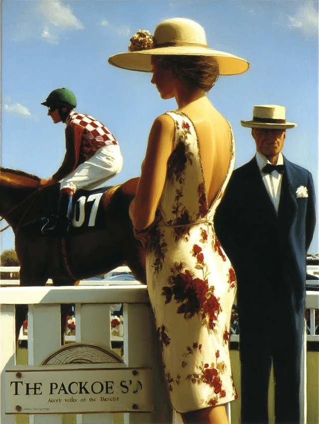 A Day at the Races Painting