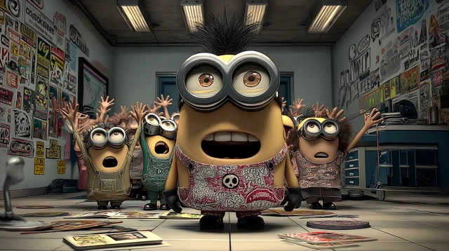 Minions in Chaos Retro Workshop 3D